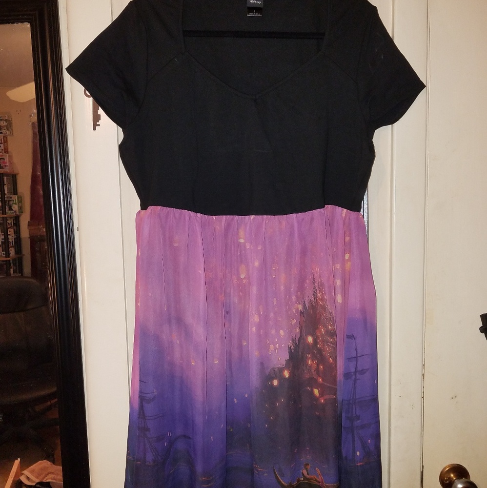Torrid Disney Tangled Rapunzel Dress 1 1X 16